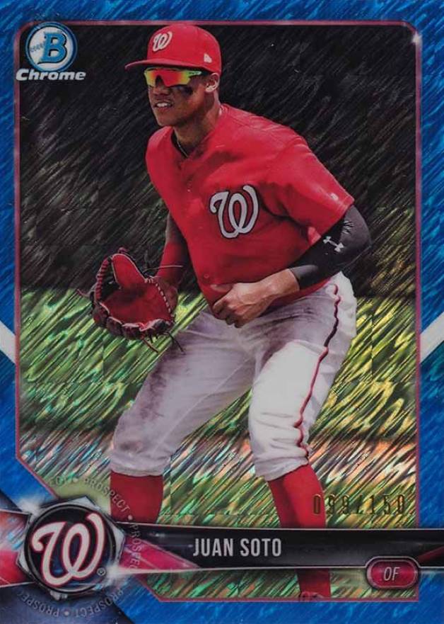 2018 Bowman Prospects Chrome Juan Soto #52 Baseball Card