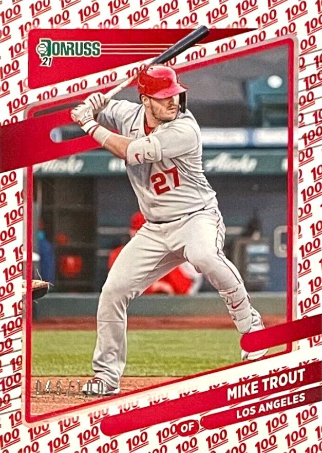 2021 Panini Donruss Mike Trout #170 Baseball Card