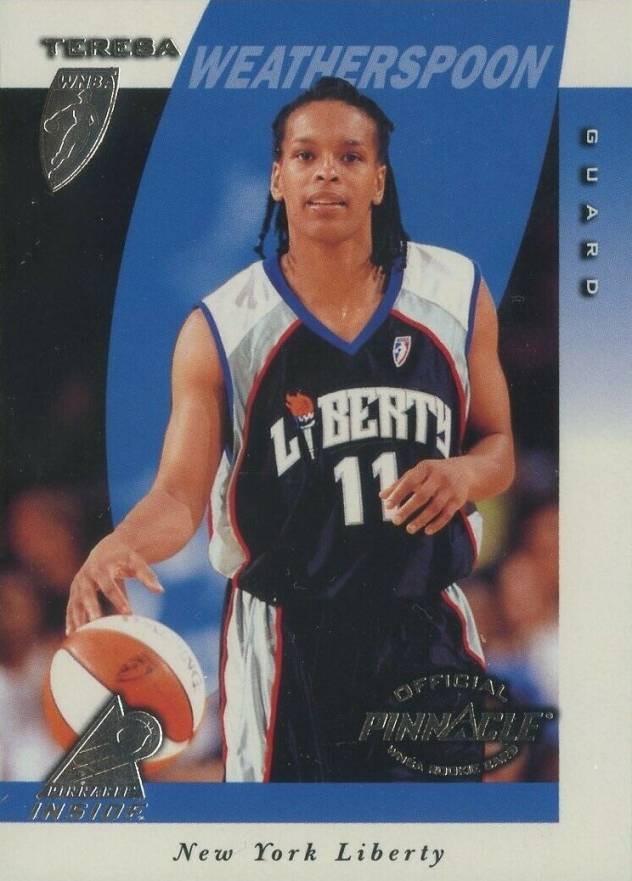 1997 Pinnacle Inside WNBA Teresa Weatherspoon #36 Basketball Card