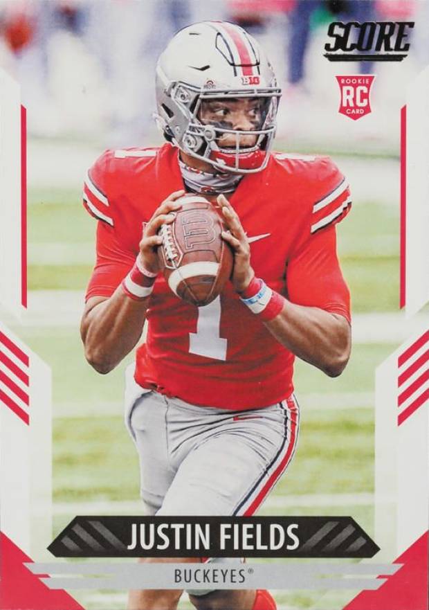 2021 Panini Score Justin Fields #302 Football Card