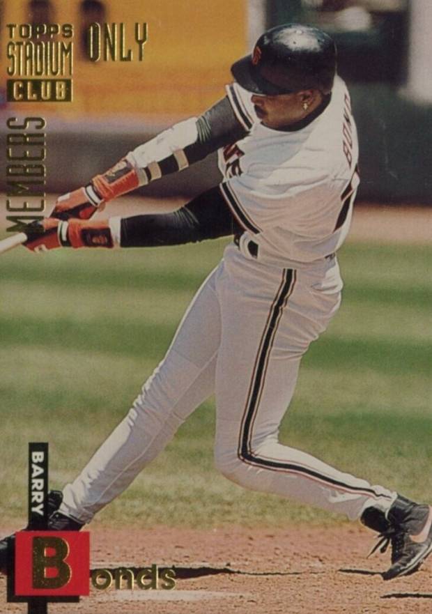 1994 Stadium Club Members Only 50 Barry Bonds #24 Baseball Card