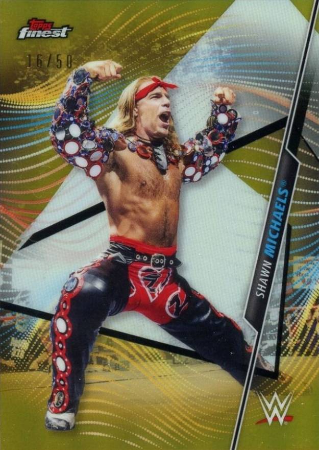 2020 Topps WWE Finest Shawn Michaels #124 Other Sports Card