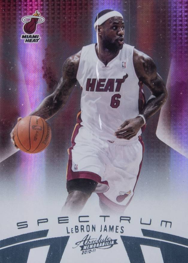 2010 Panini Absolute Memorabilia LeBron James #14 Basketball Card
