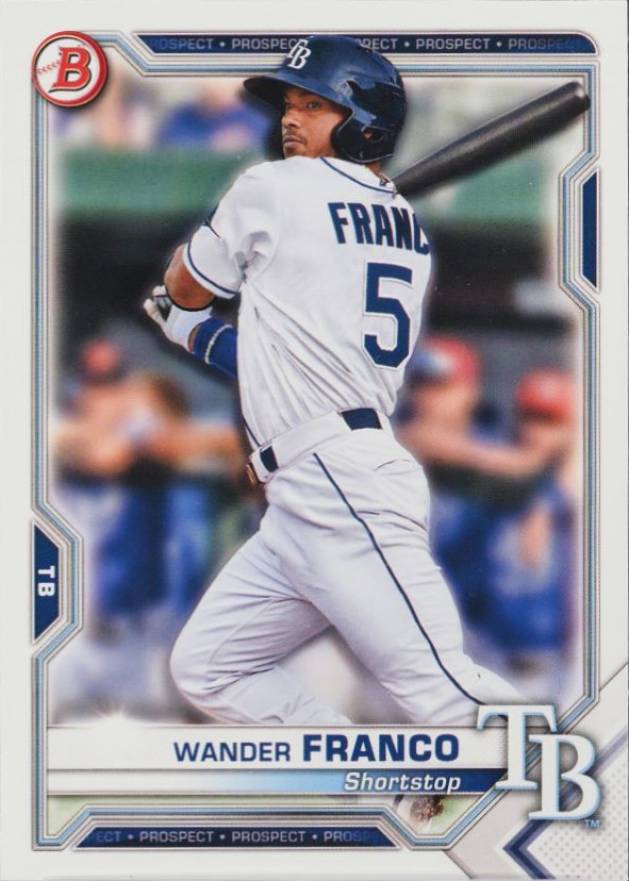 2021 Bowman Paper Prospects Wander Franco #BP57 Baseball Card