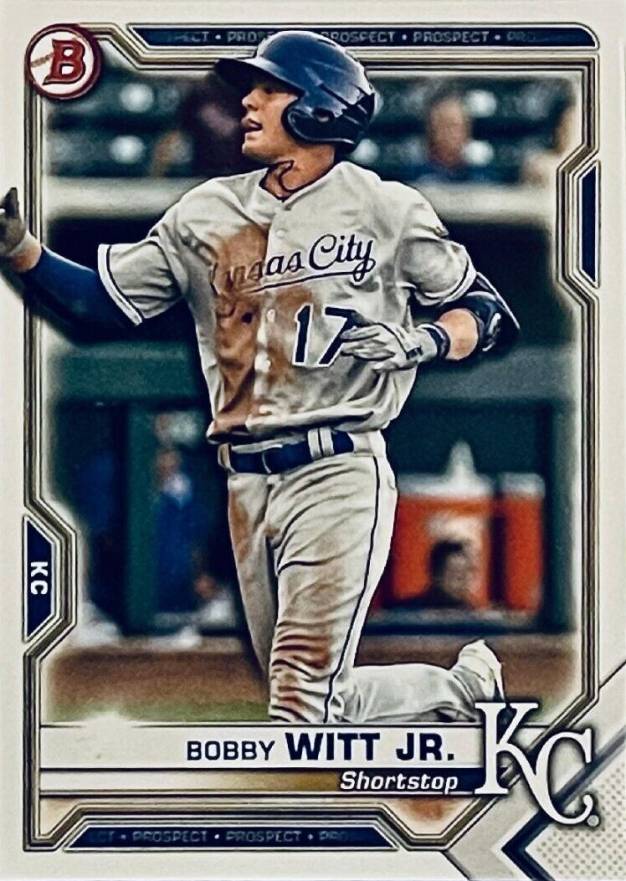 2021 Bowman Paper Prospects Bobby Witt Jr. #BP1 Baseball Card