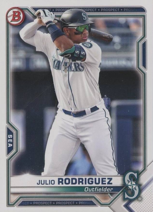 2021 Bowman Paper Prospects Julio Rodriguez #BP86 Baseball Card