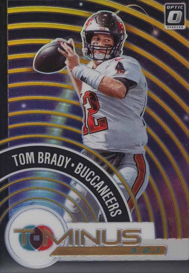 2020 Panini Donruss Optic T-Minus 3...2...1 Tom Brady #TM6 Football Card