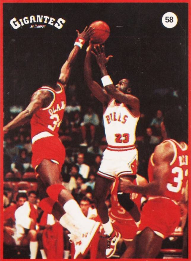 1987 Gigantes De La NBA Michael Jordan #58 Basketball Card