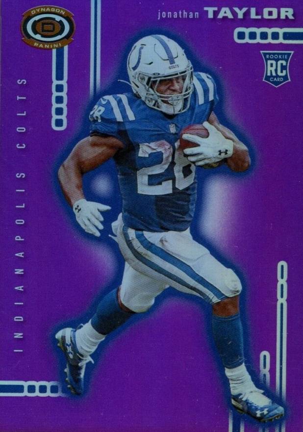 2020 Panini Chronicles Dynagon Rookies Jonathan Taylor #D7 Football Card