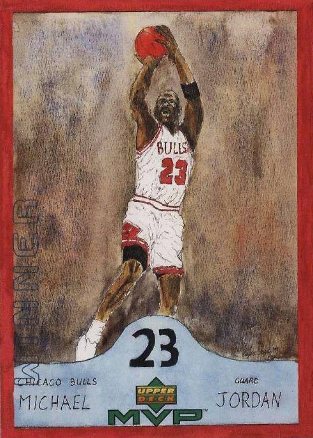 1999 Upper Deck MVP Draw Your Own Tradition Card Michael Jordan #W29 Basketball Card