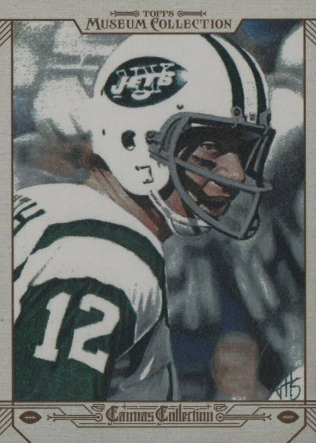 2014 Topps Museum Collection Canvas Collection Joe Namath #CCJN Football Card