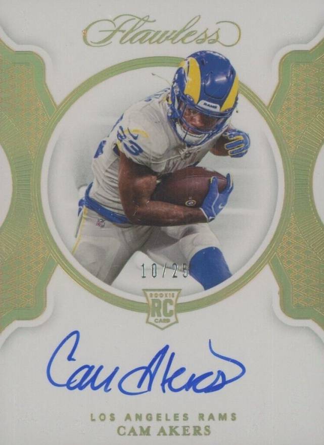 2020 Panini Flawless Flawless Rookie Signatures Cam Akers #FRSCAK Football Card