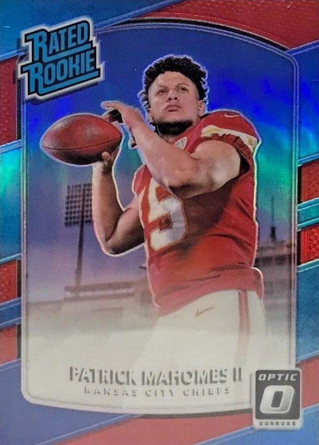 2017 Panini Donruss Optic Patrick Mahomes II #177 Football Card