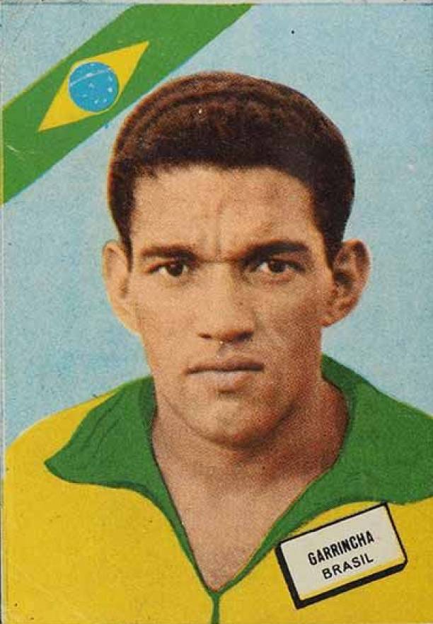 1962 J. Dias Campos Copa Do Mundo Chile 1962 Garrincha #17 Soccer Card