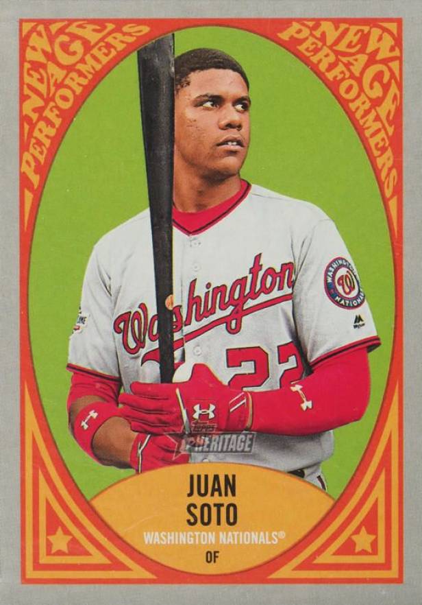 2019 Topps Heritage New Age Performers Juan Soto #15 Baseball Card