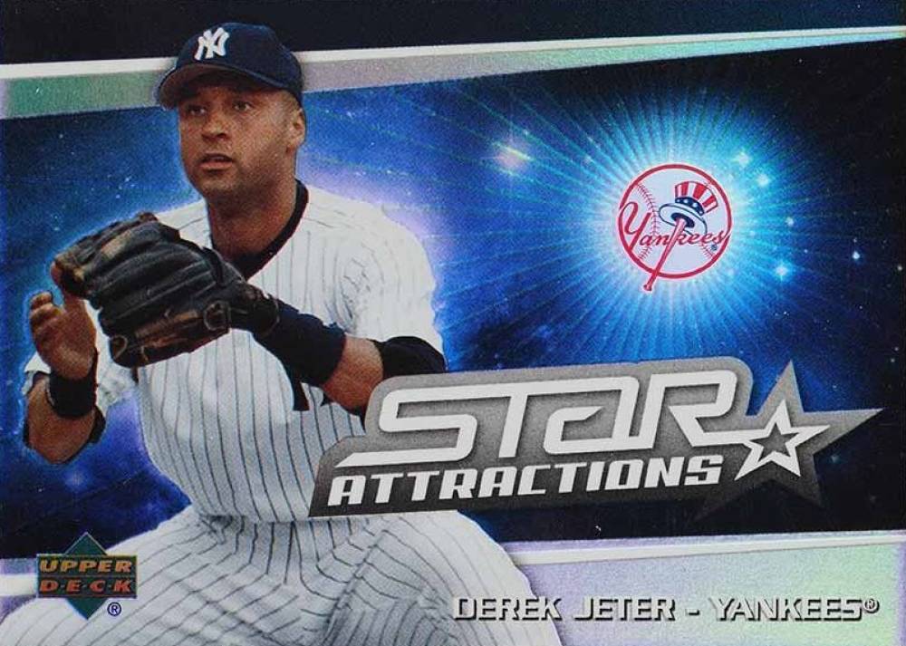 2006 Upper Deck Star Attractions Derek Jeter #SA-DJ Baseball Card