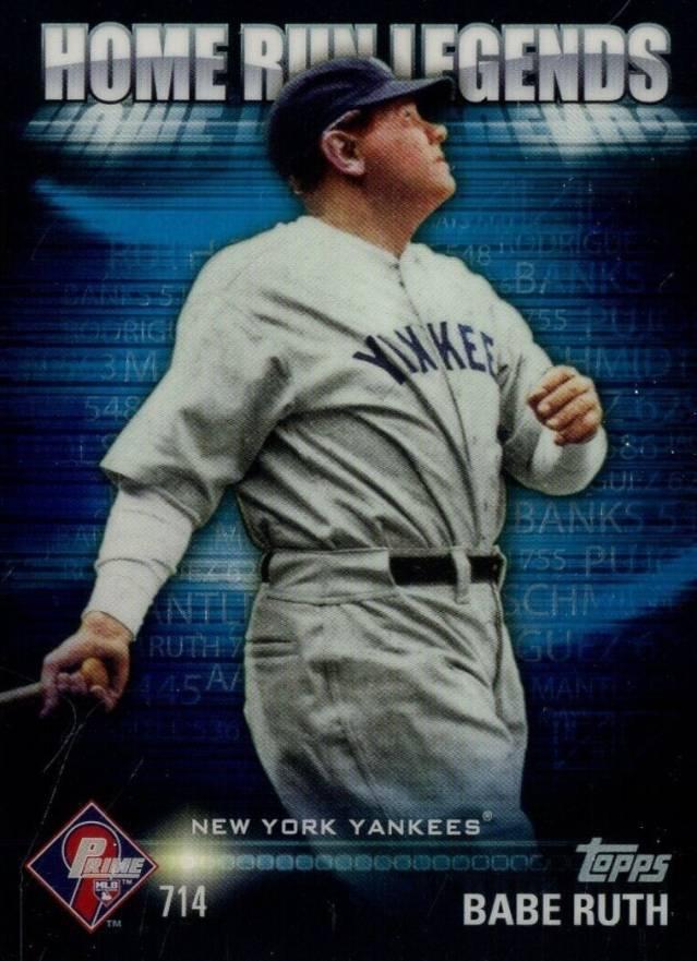 2012 Topps Prime 9 Home Run Legends Babe Ruth #HRL-2 Baseball Card