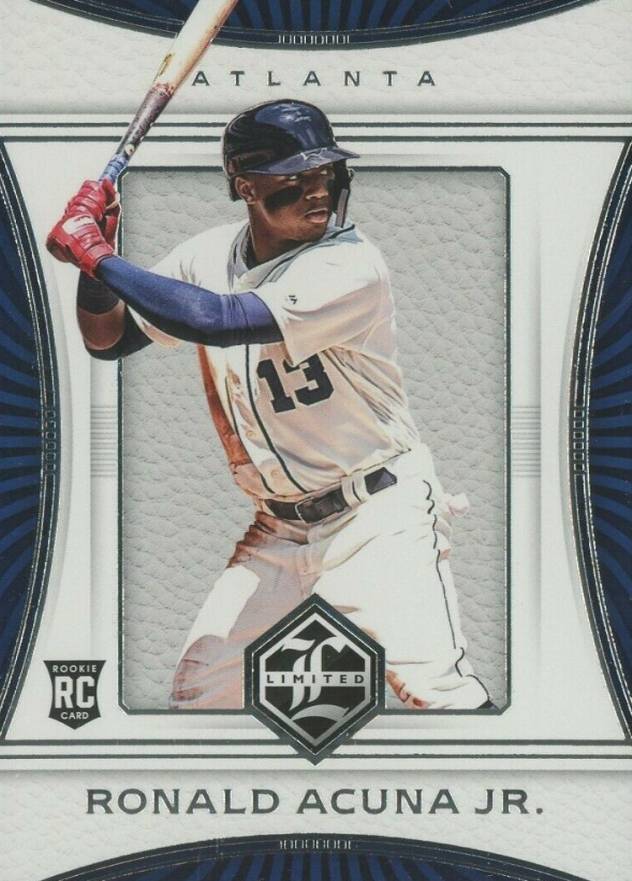 2018 Panini Chronicles Limited Ronald Acuna Jr. #9 Baseball Card