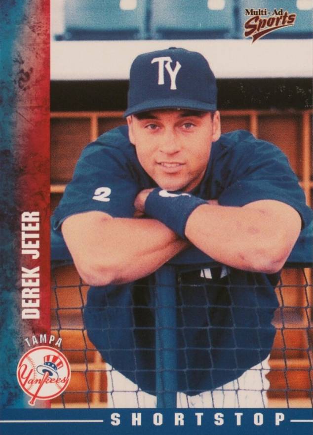 2000 Multi-Ad Tampa Yankees Derek Jeter # Baseball Card