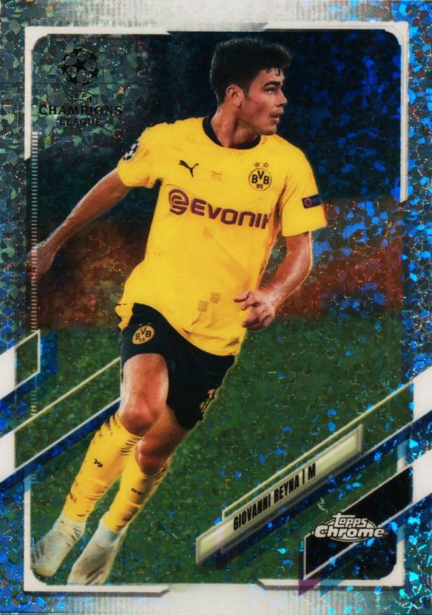 2020 Topps Chrome UEFA Champions League Giovanni Reyna #53 Soccer Card