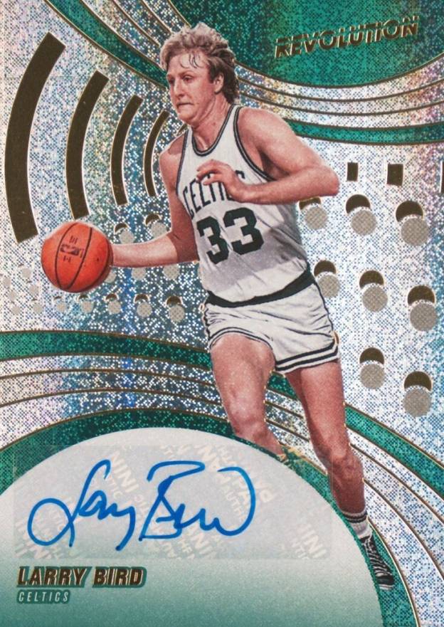 2020 Panini Revolution Autographs Larry Bird #LBD Basketball Card