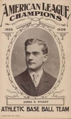 1906 Lincoln Publishing Philadelphia A's Jimmy Dygert # Baseball Card