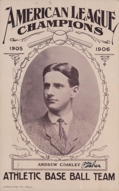 1906 Lincoln Publishing Philadelphia A's Andy Coakley # Baseball Card