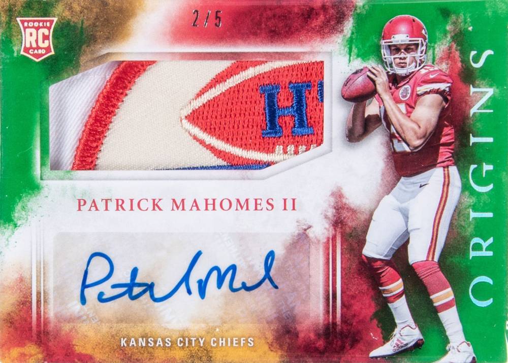 2017 Panini Origins  Patrick Mahomes II #104 Football Card