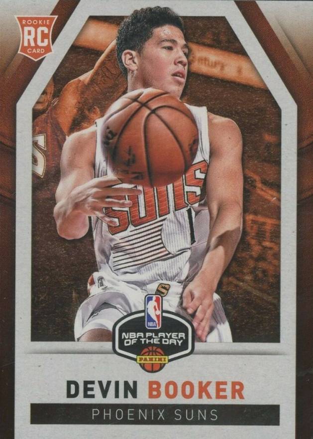 2016 Panini NBA Player of the Day Rookies Devin Booker #RC6 Basketball Card