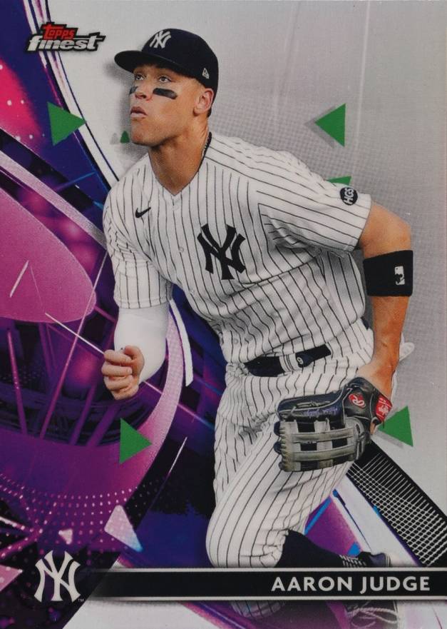 2021 Topps Finest Aaron Judge #77 Baseball Card