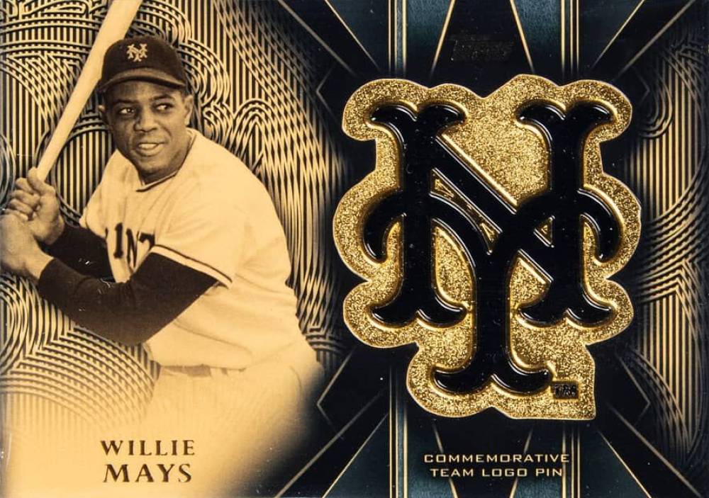 2016 Topps Team Logo Pins Willie Mays #WM Baseball Card