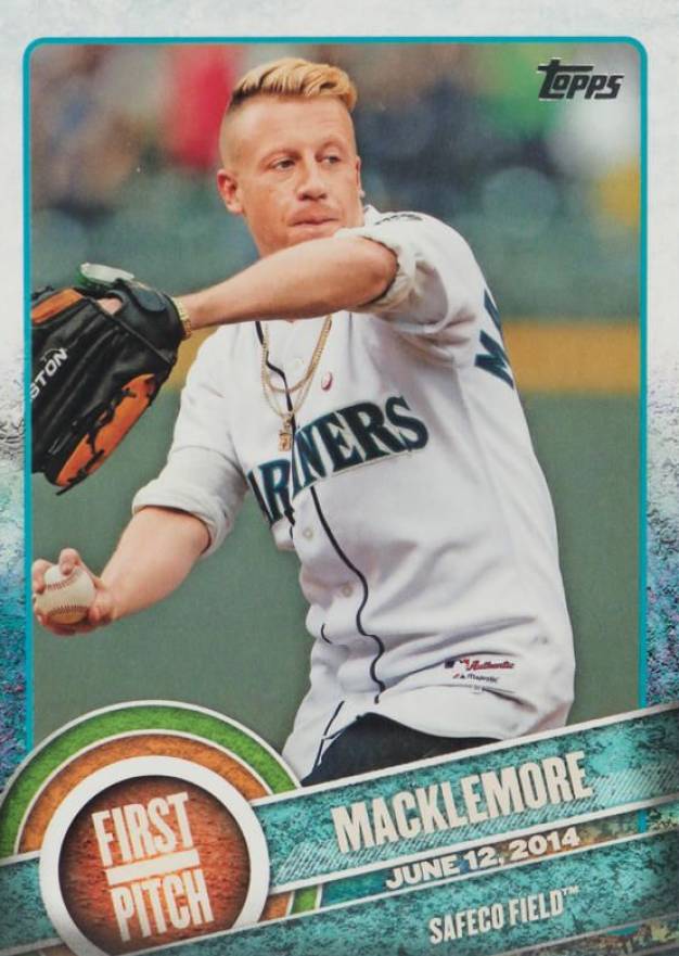 2015 Topps First Pitch Macklemore #FP-12 Baseball Card