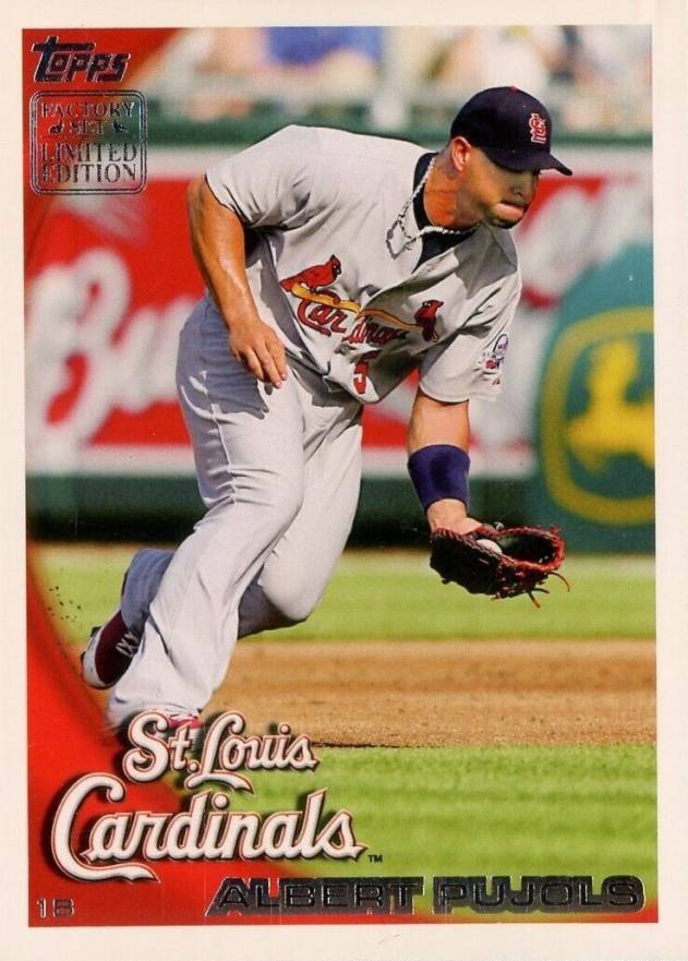 2010 Topps Factory Set Retail Bonus Albert Pujols #RS5 Baseball Card