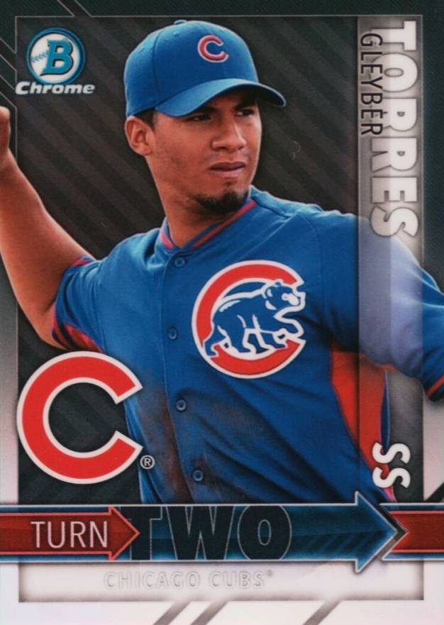 2016 Bowman Turn Two Billy McKinney/Gleyber Torres #TTTM Baseball Card