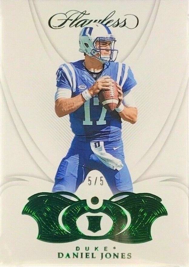 2019 Panini Flawless Collegiate Daniel Jones #23 Football Card