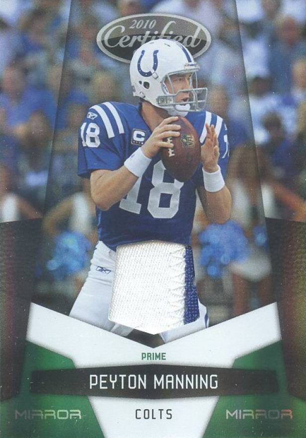 2010 Panini Certified  Peyton Manning #64 Football Card