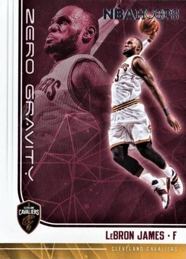 2017 Panini Hoops Zero Gravity LeBron James #7 Basketball Card