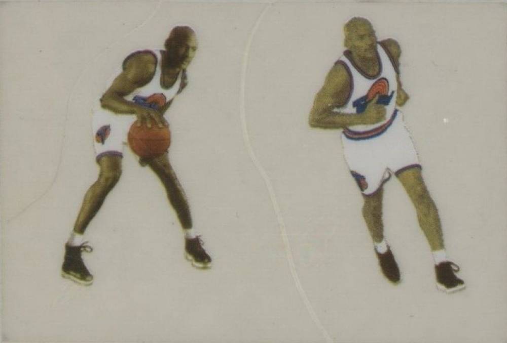1996 Upper Deck Space Jam Stickers Michael Jordan #MJ Basketball Card