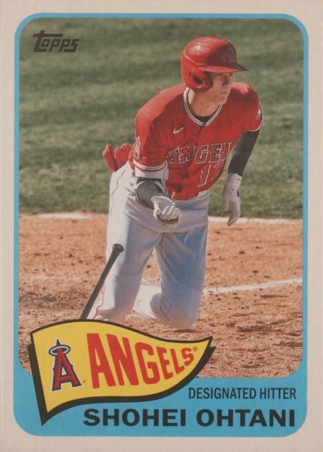 2021 Topps 1965 Topps Redux Shohei Ohtani #T654 Baseball Card