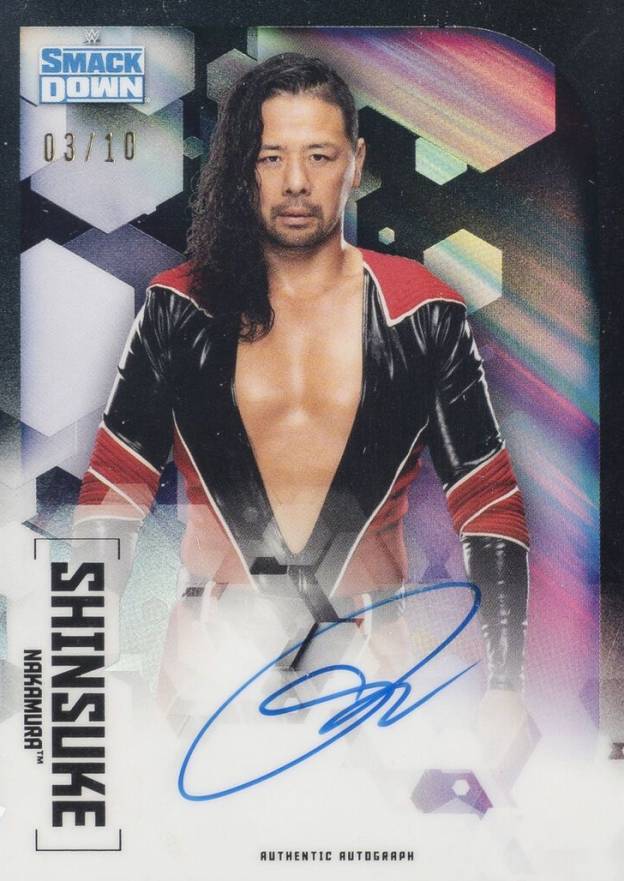 2020 Topps WWE Chrome Autographs Shinsuke Nakamura #ASN Other Sports Card