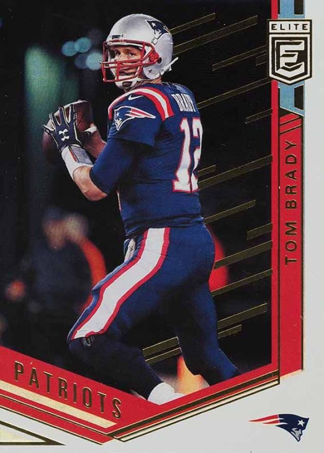 2018 Panini Donruss Elite Tom Brady #92 Football Card