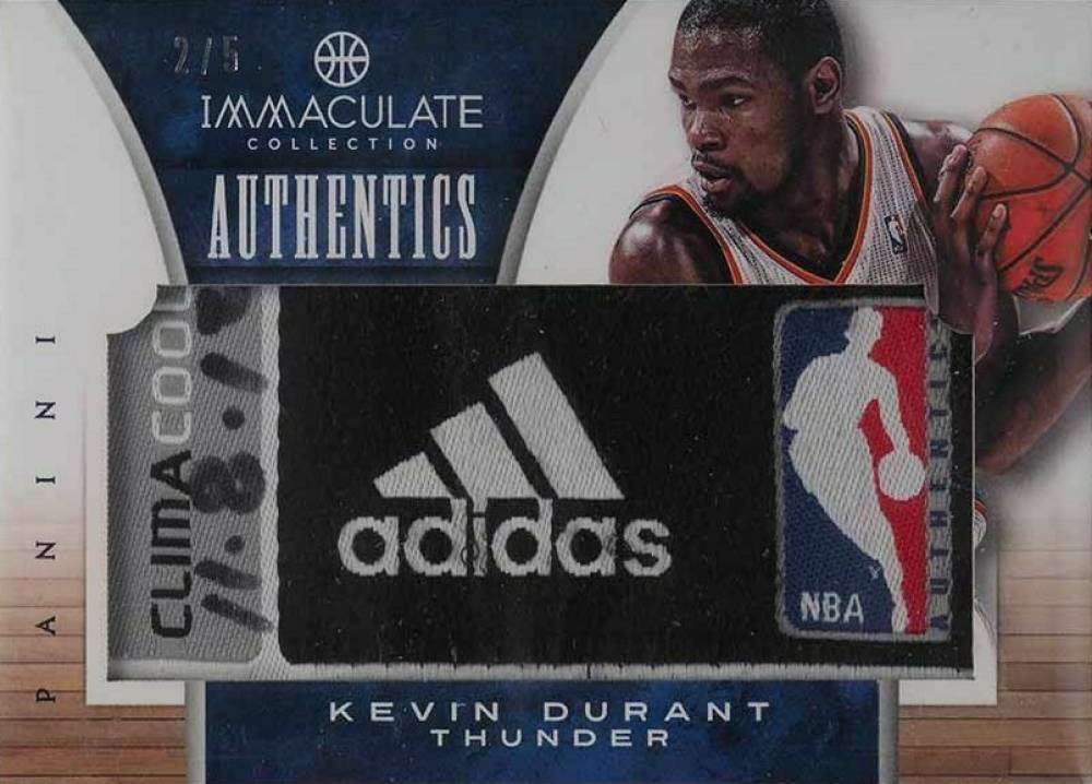 2012 Panini Immaculate Collection Immaculate Authentics Kevin Durant #IA-KD Basketball Card