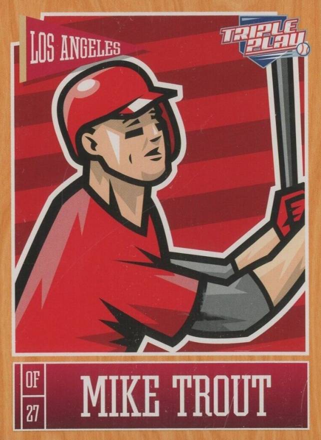 2013 Panini Triple Play Mike Trout #36 Baseball Card