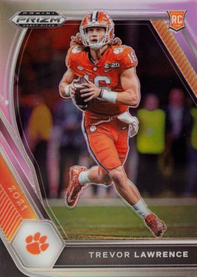 2021 Panini Prizm Draft Picks Trevor Lawrence #106 Football Card