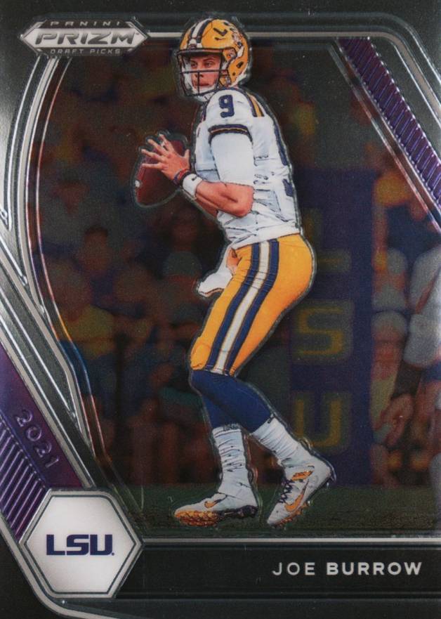 2021 Panini Prizm Draft Picks Joe Burrow #3 Football Card