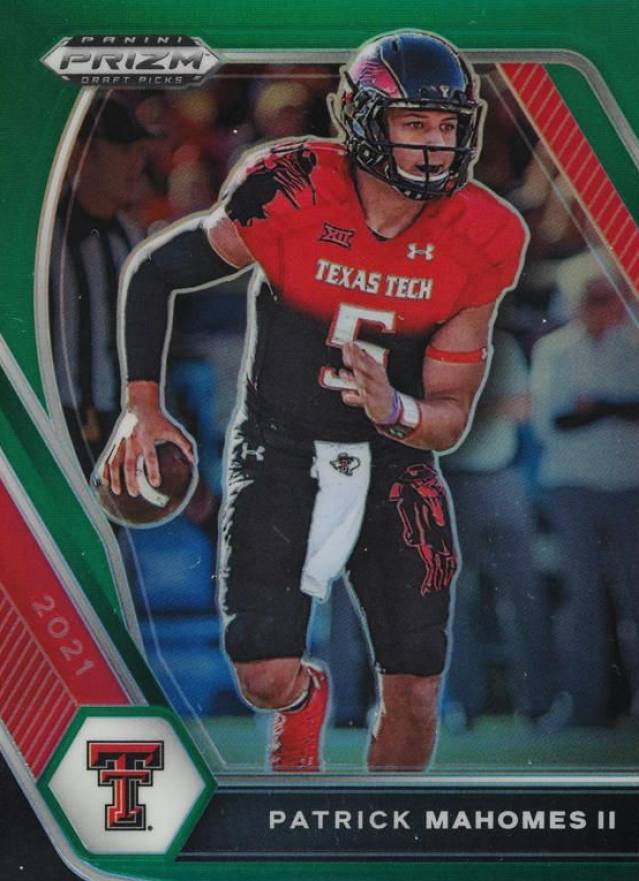 2021 Panini Prizm Draft Picks Patrick Mahomes II #7 Football Card