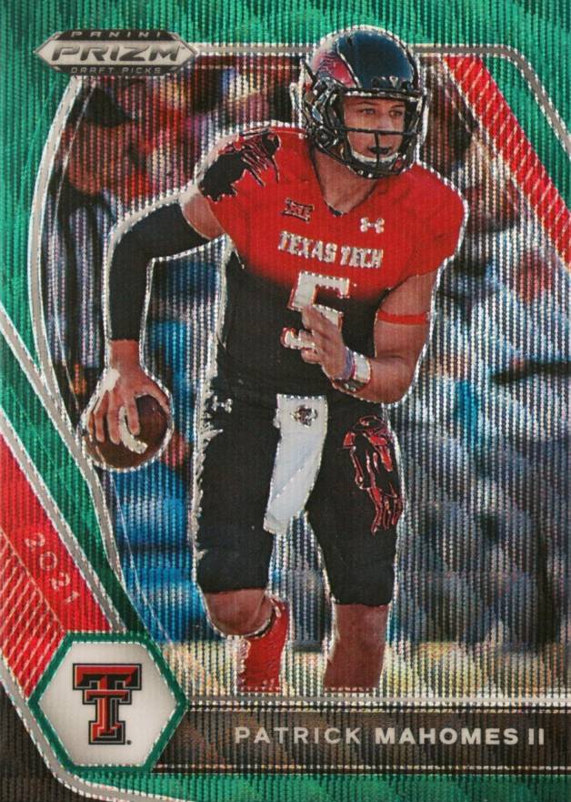 2021 Panini Prizm Draft Picks Patrick Mahomes II #7 Football Card