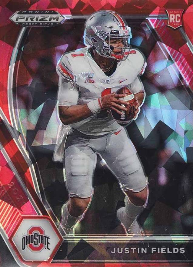 2021 Panini Prizm Draft Picks Justin Fields #121 Football Card