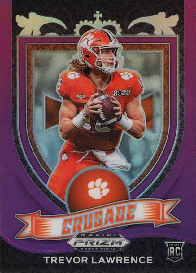 2021 Panini Prizm Draft Picks Trevor Lawrence #161 Football Card