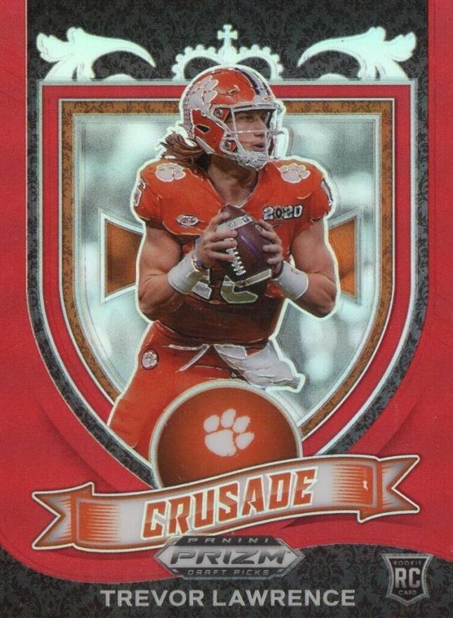 2021 Panini Prizm Draft Picks Trevor Lawrence #161 Football Card